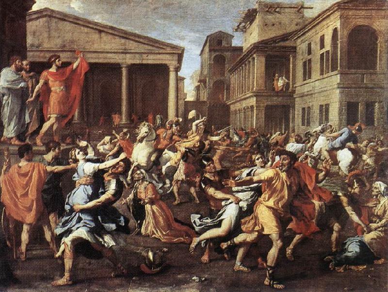 The Rape of the Sabine Women, Nicolas Poussin